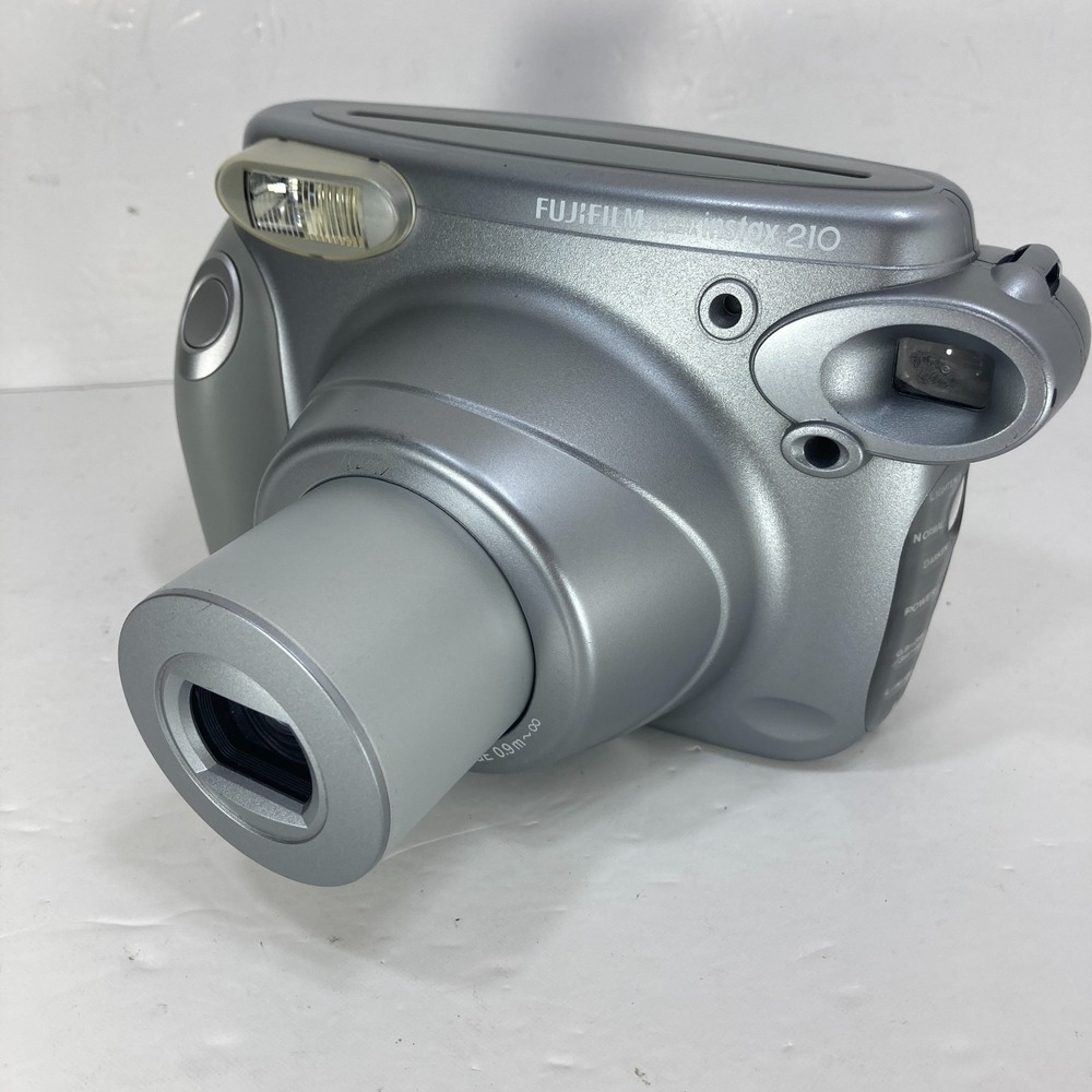 Fujifilm Instax 210 Gray Built-in Flash Handheld Compact Instant Film Camera